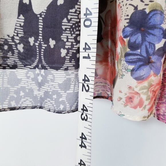 Adrianna Papell Printed SILK Halter Fit & Flare Dress - Picture 6 of 12